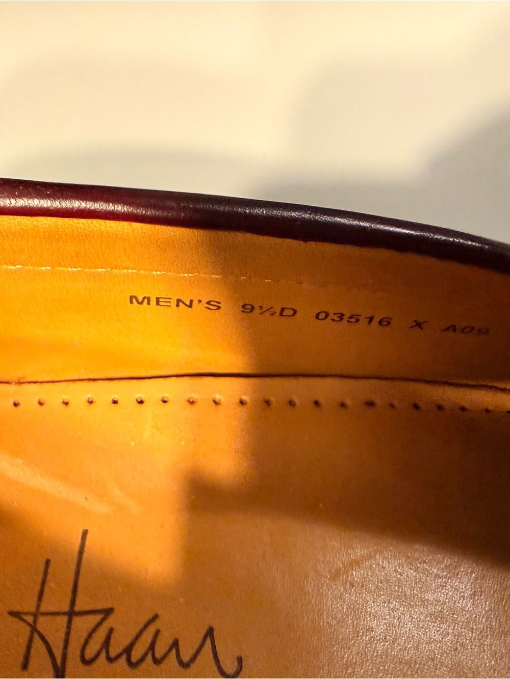 Cole Haan men's burgundy leather kiltie buckle monk strap loafers 9.5d - Picture 4 of 16